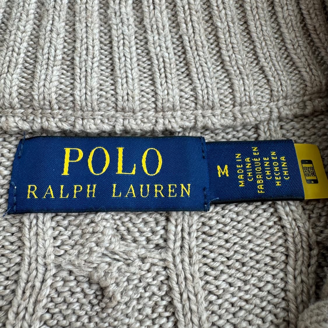 폴로 반집업 니트  상품이미지5