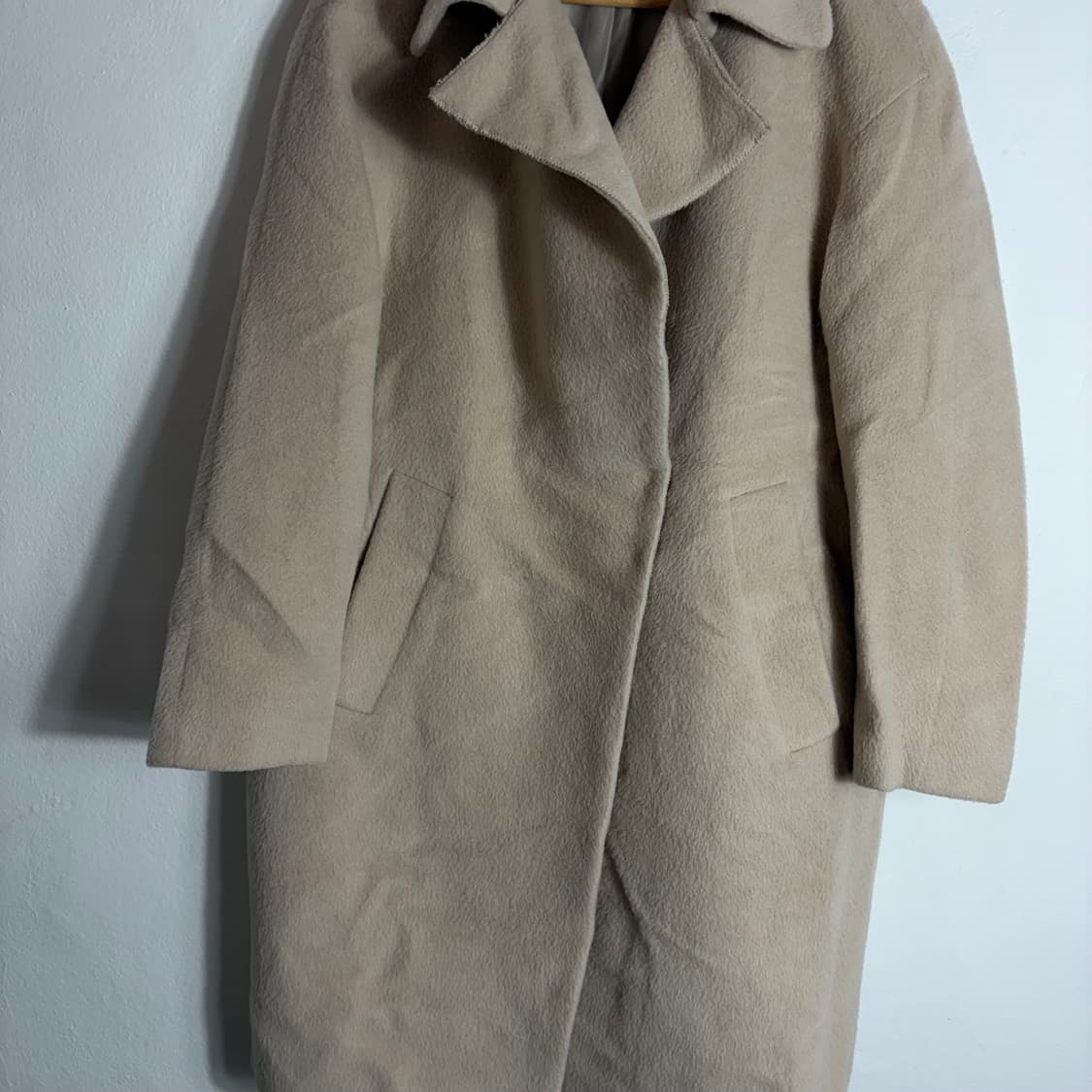 한섬)시스템 베이비 라마 울 롱코트(Free) 상품이미지2