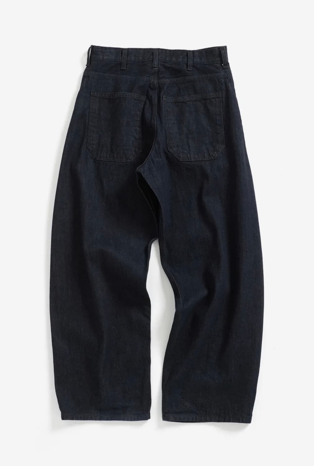 해칭룸 - Wide Curve Jeans Washed Indigo (M) 상품이미지3