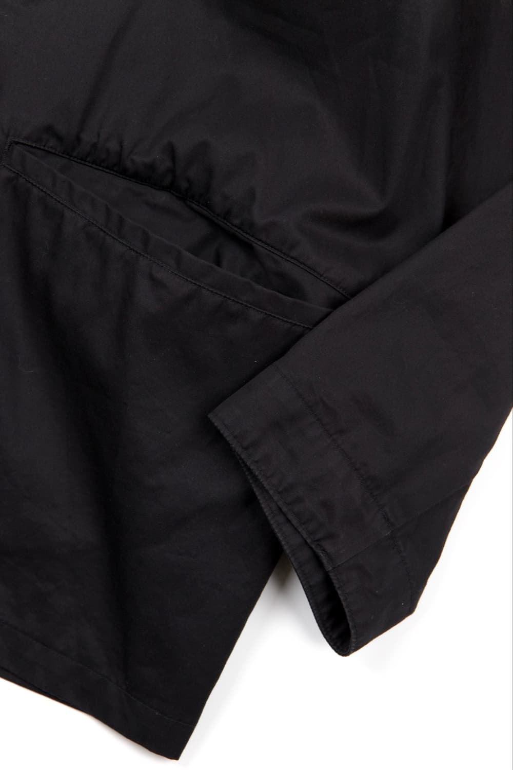 PORTER CLASSIC 개버딘 와이드 자켓 블랙  상품이미지4