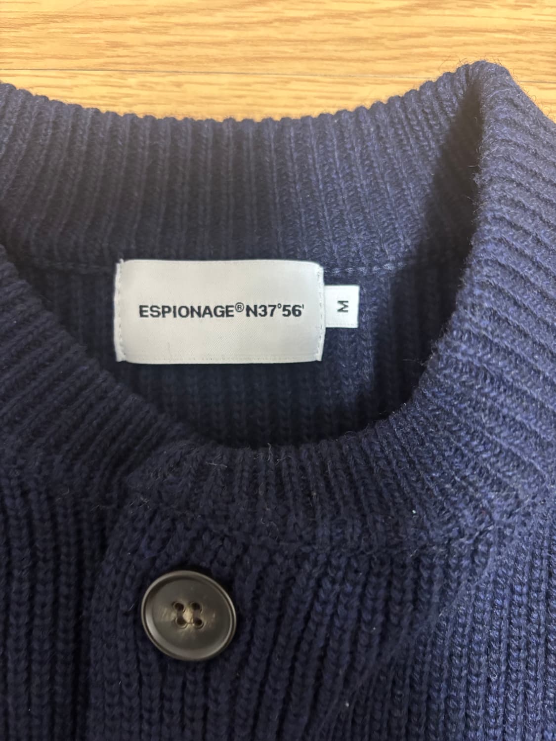 에스피오나지 헤비웨이트 가디건 네이비 M 상품이미지2