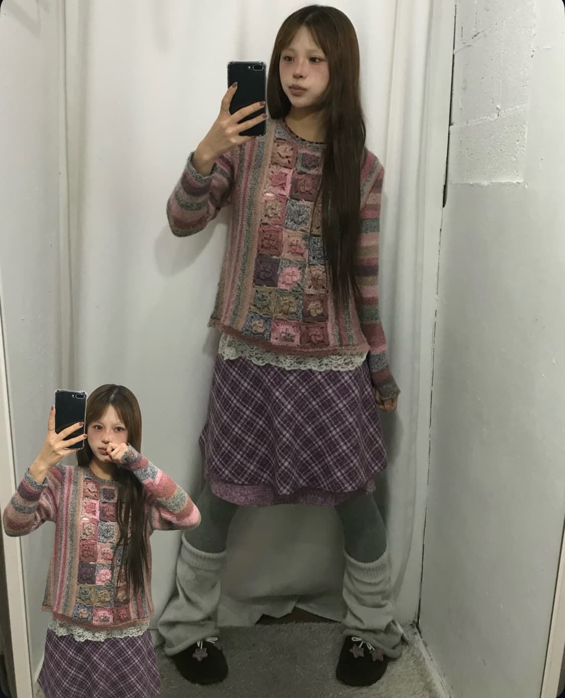 🌷빈티지 퍼플핑크 코디 세트 🌷 상품이미지1