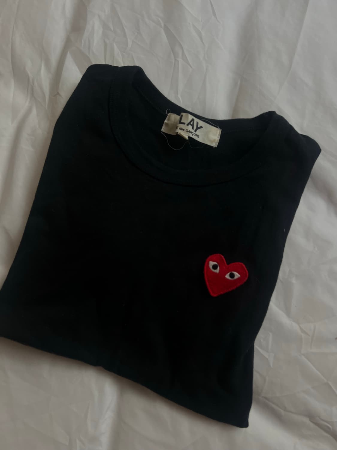 꼼데가르송 하트 와펜 반팔티셔츠 M 상품이미지1