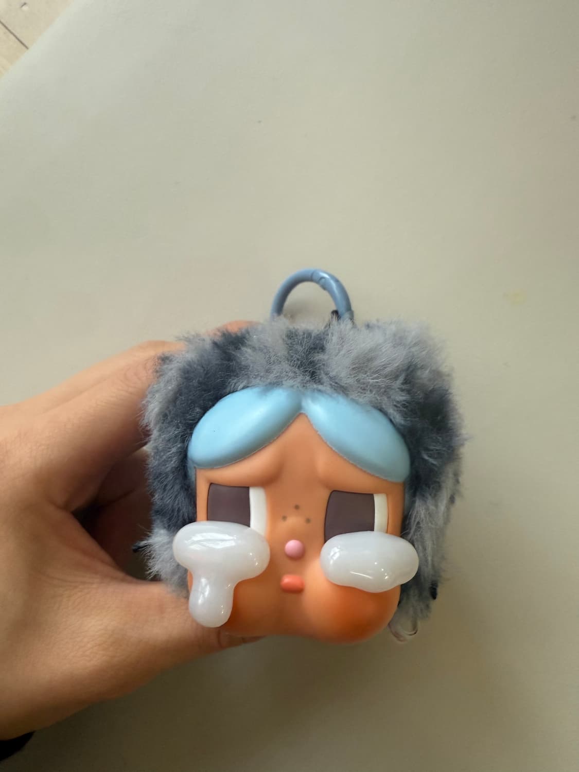 정품. 팝마트 크라이베이비 데님 냥이 키링 1회착. 새상품급 라부부 몬치 상품이미지8