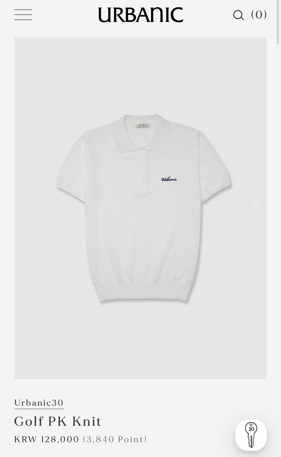 얼바닉30 golf pk knit 상품이미지1