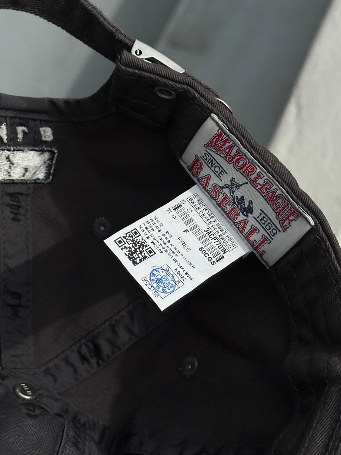 [F] MLB 엠엘비 뉴욕양키스 차콜그레이 볼캡 모자 상품이미지7