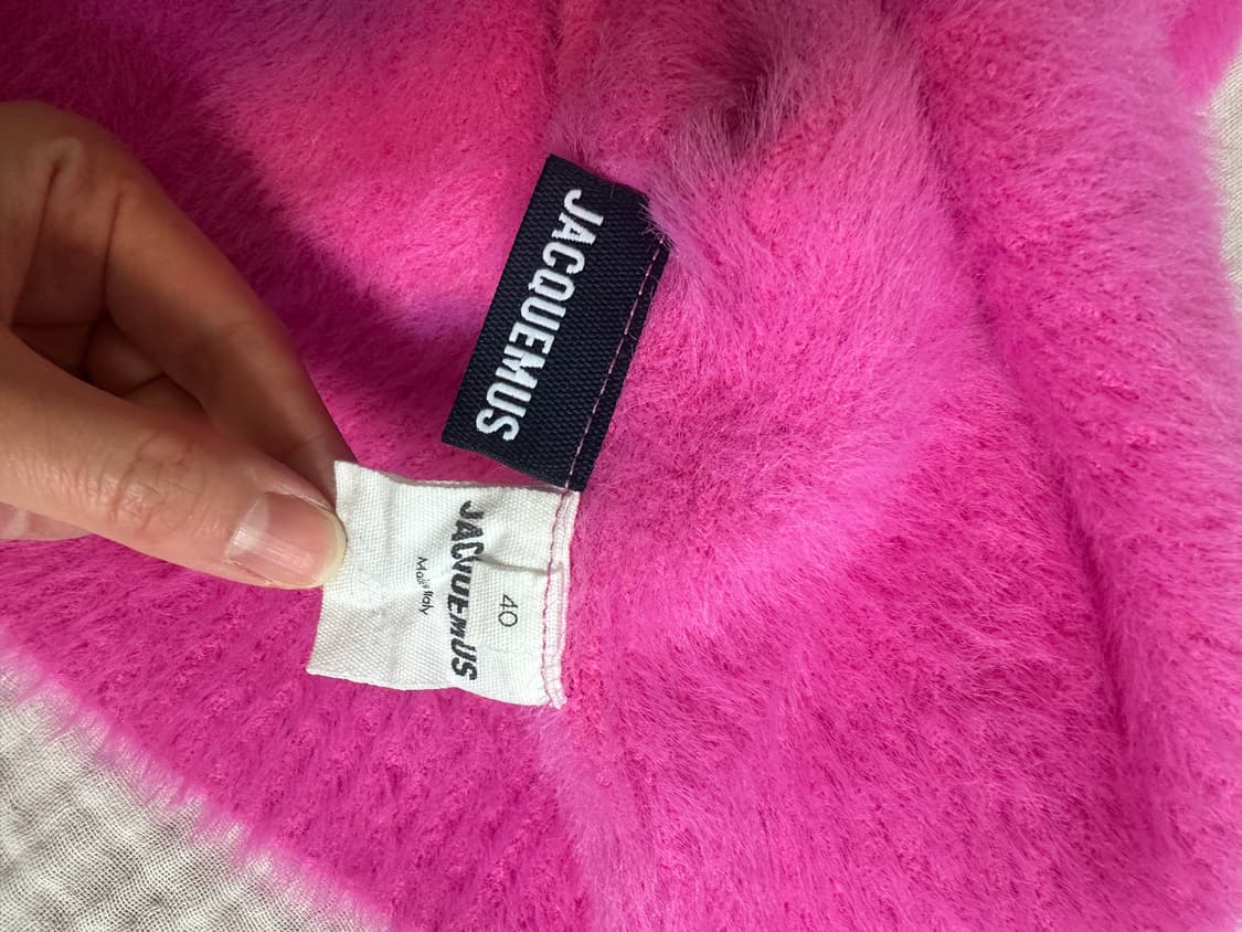 자크뮈스 자크무스 라마이유 네브 반팔 크롭 가디건 40사이즈 상품이미지6