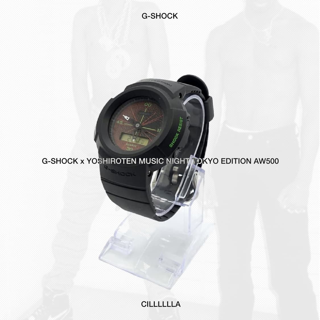 GSHOCK 지샥 x 요시로텐 뮤직나잇도쿄에디션 AW500 상품이미지1