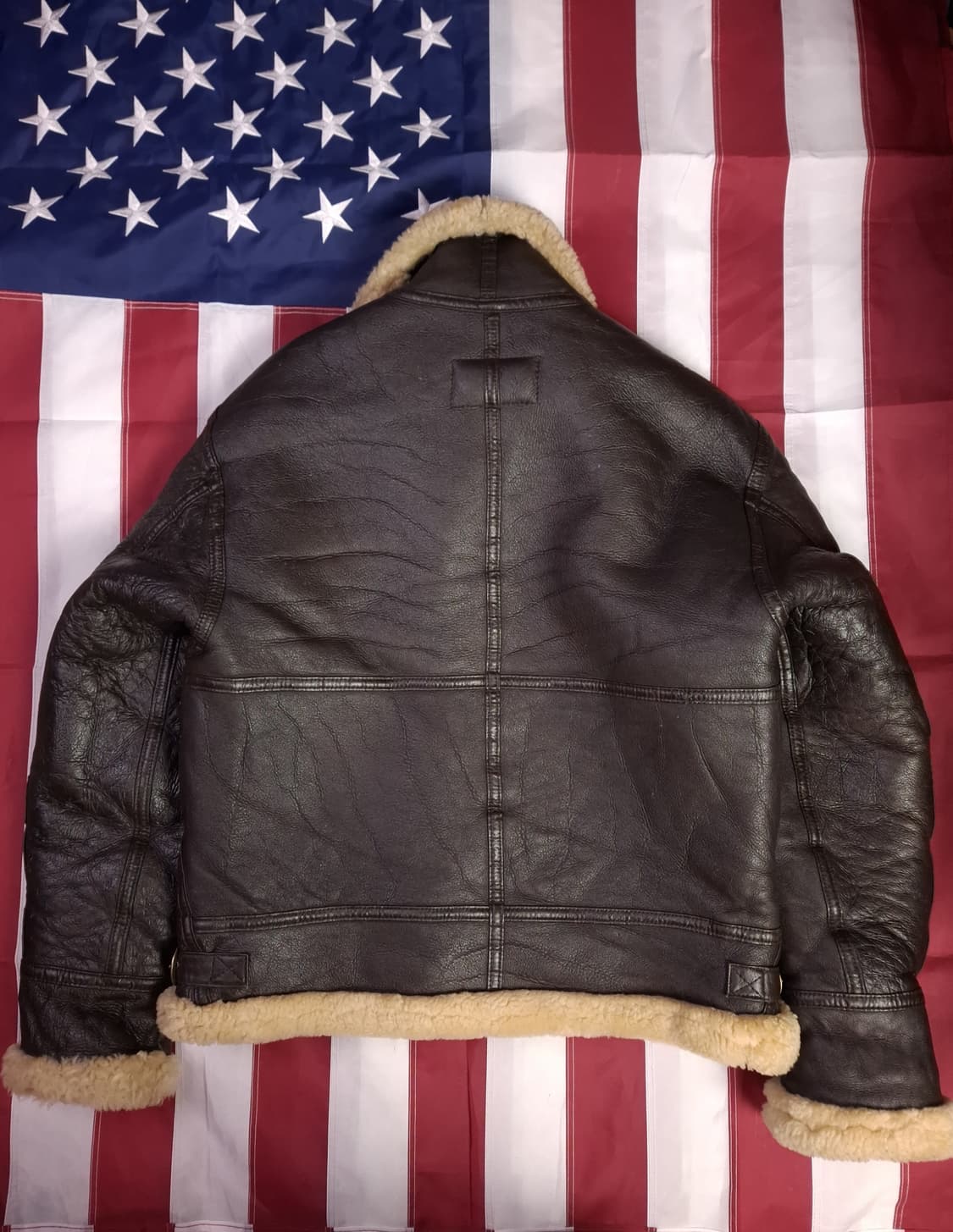 미공군 B-3 TYPE 리얼레더 항공 폭격기 무스탕  상품이미지8