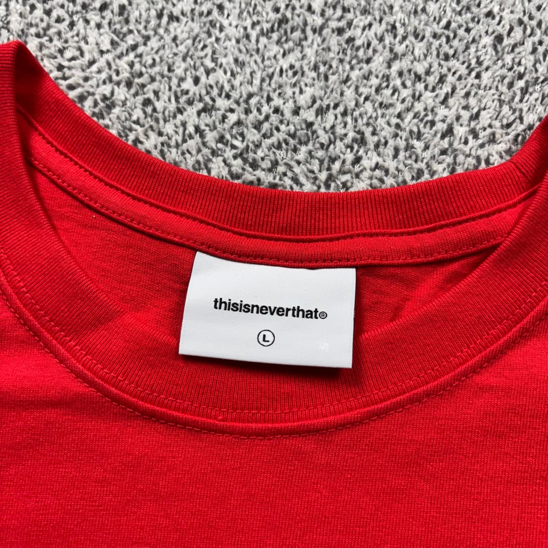 디스이즈네버댓 로컬스 레드 티셔츠 상품이미지4