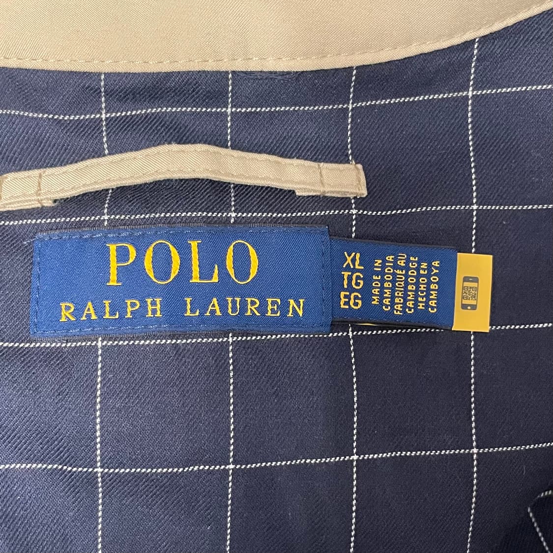 폴로 랄프로렌 베이지 빅 자켓   상품이미지6