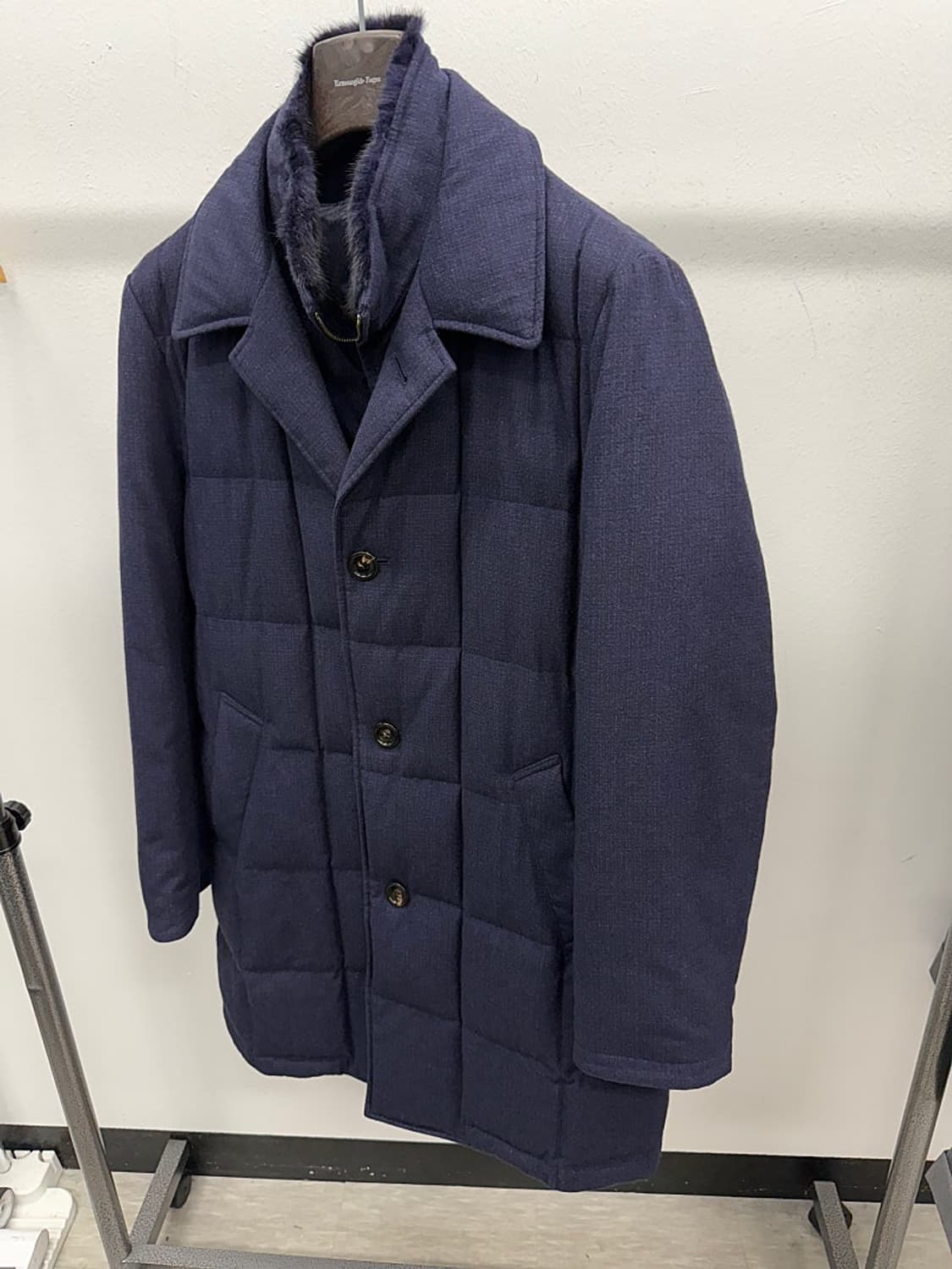 100) 갤럭시 밍크퍼 캐시미어 코트  상품이미지1