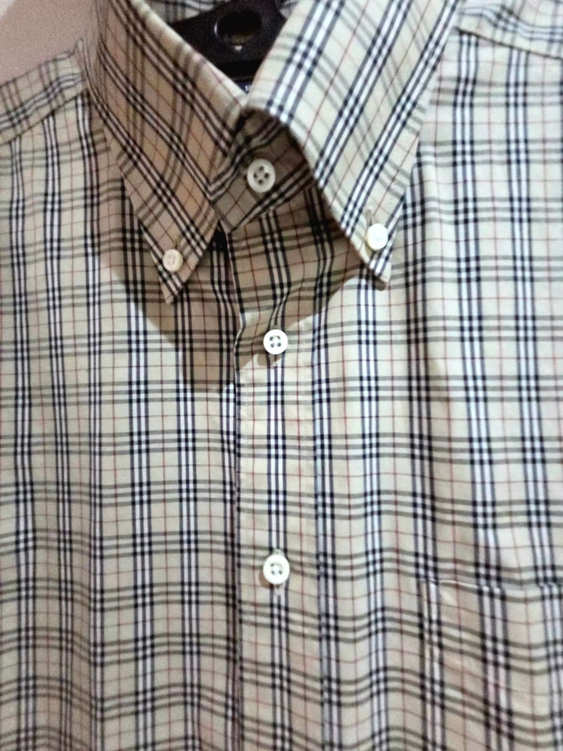 [희귀/정품] 버버리 런던 / 일본삼양상사 아카이브 노바체크 셔츠 (L) 상품이미지4