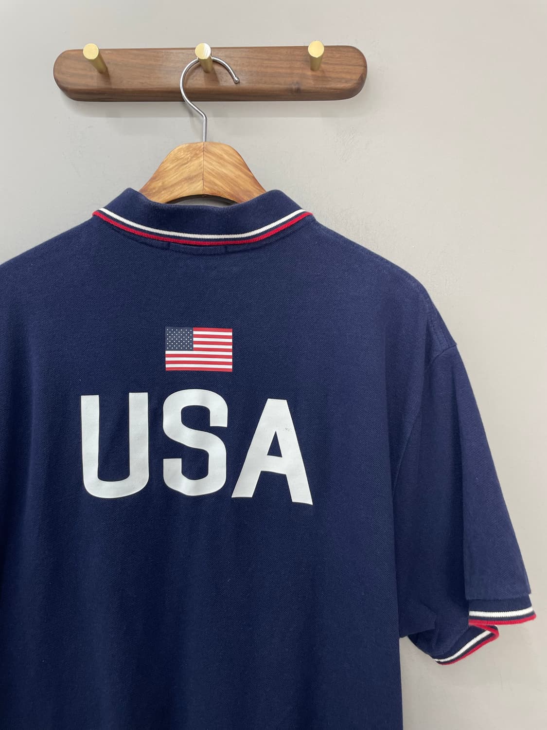 폴로 랄프로렌 USA 16 빅로고 카라 반팔 H423 상품이미지5