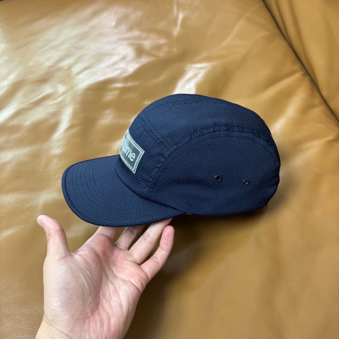 Supreme 슈프림 네이비 캠프캡 모자 (Navy) 상품이미지4