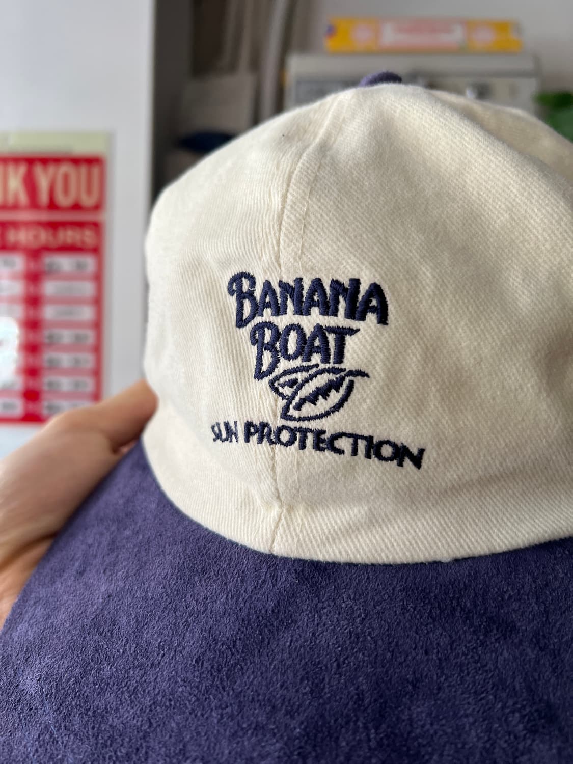 USA 빈티지 BANANA BOAT 투톤 볼캡 상품이미지2