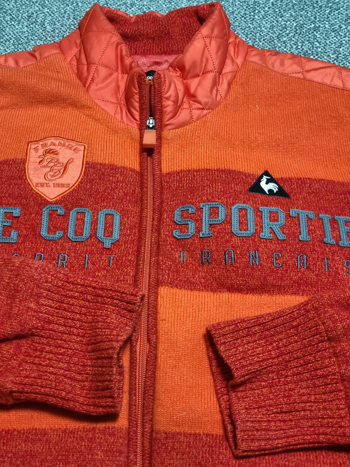 르꼬끄 스포르티브 남성 니트 덕다운 자켓 L 상품이미지3