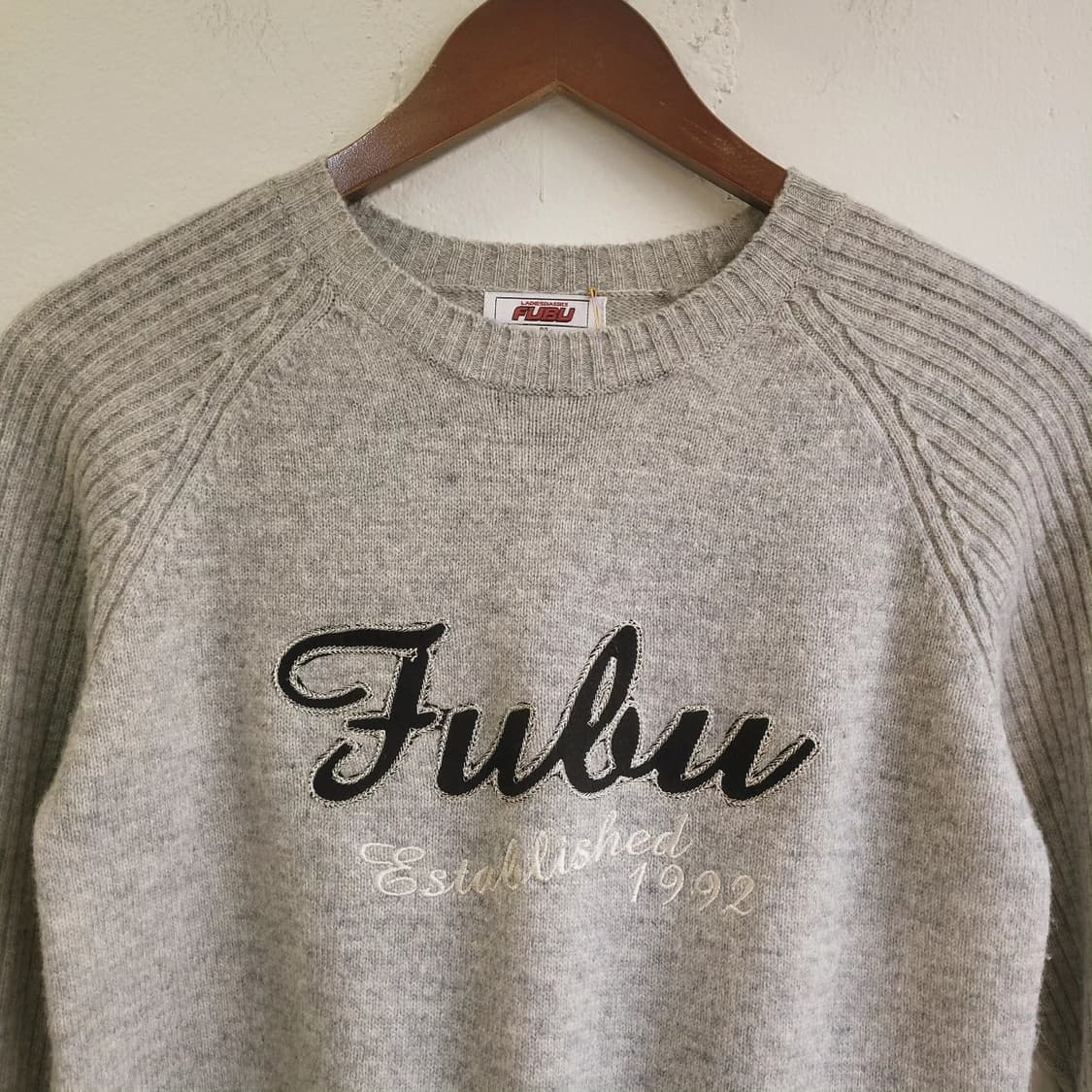 Fubu 그레이 골지 울니트 상품이미지3