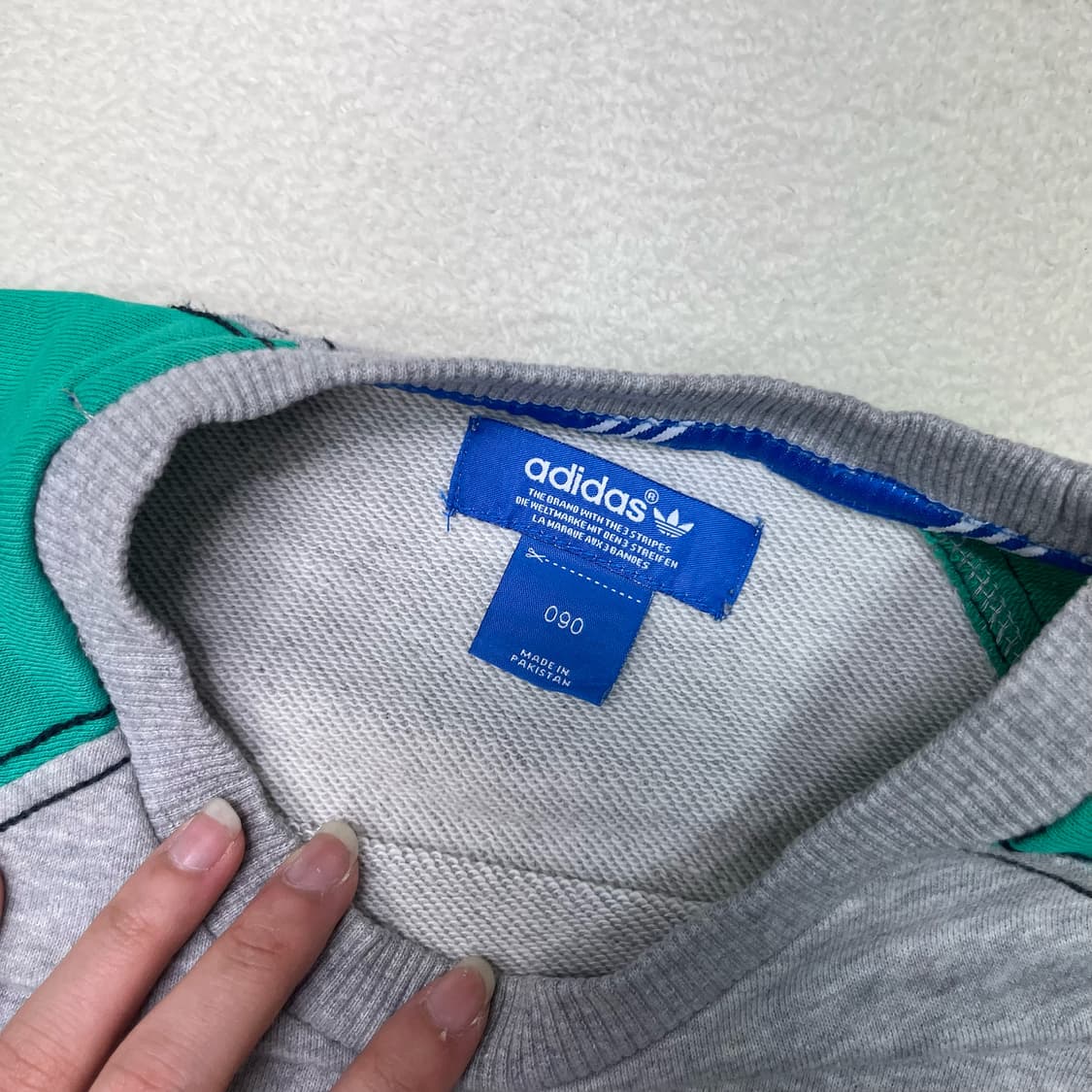 Adidas gray trefoil raglan mtm 상품이미지6