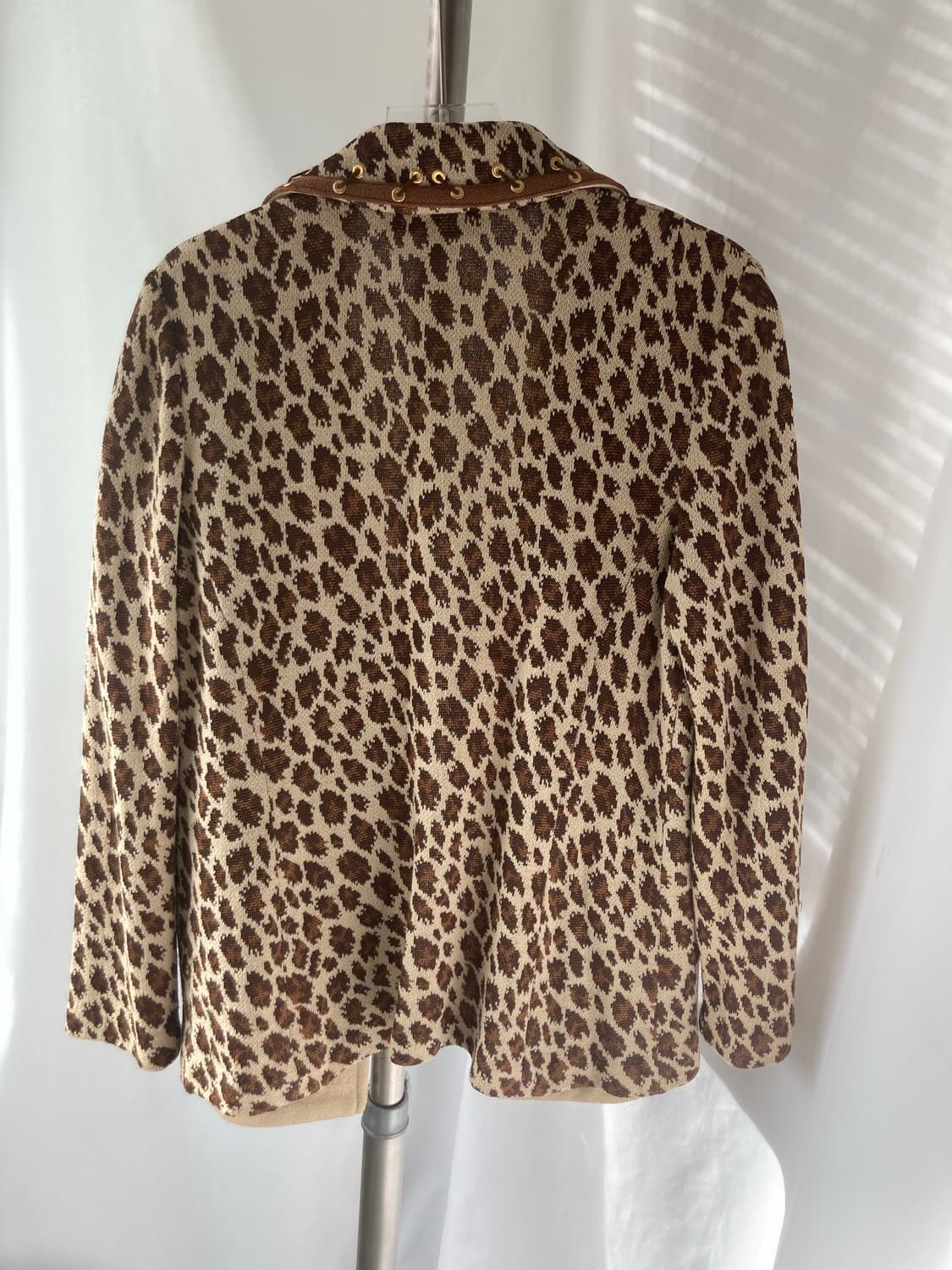 정품) ST.JOHN 세인트 존 여성 레오파드 호피 겨울 자켓 상품이미지9