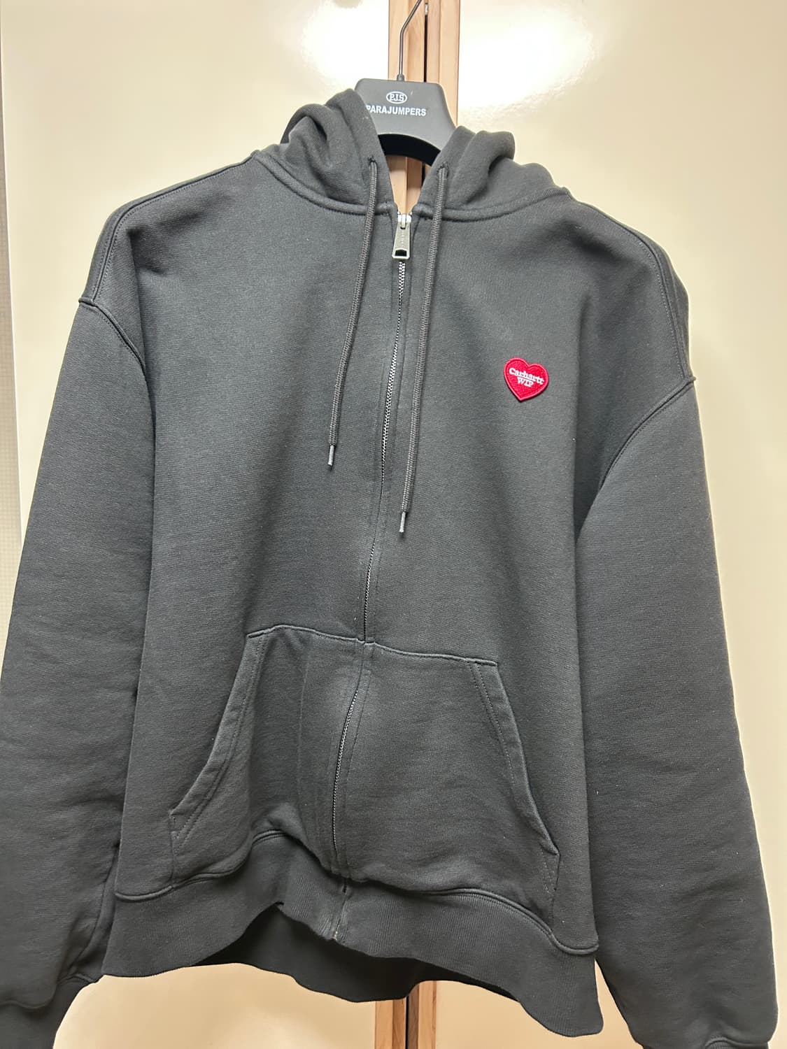 칼하트 WIP 후드 하트 2 하트 스웨트 자켓 블랙 L 상품이미지2