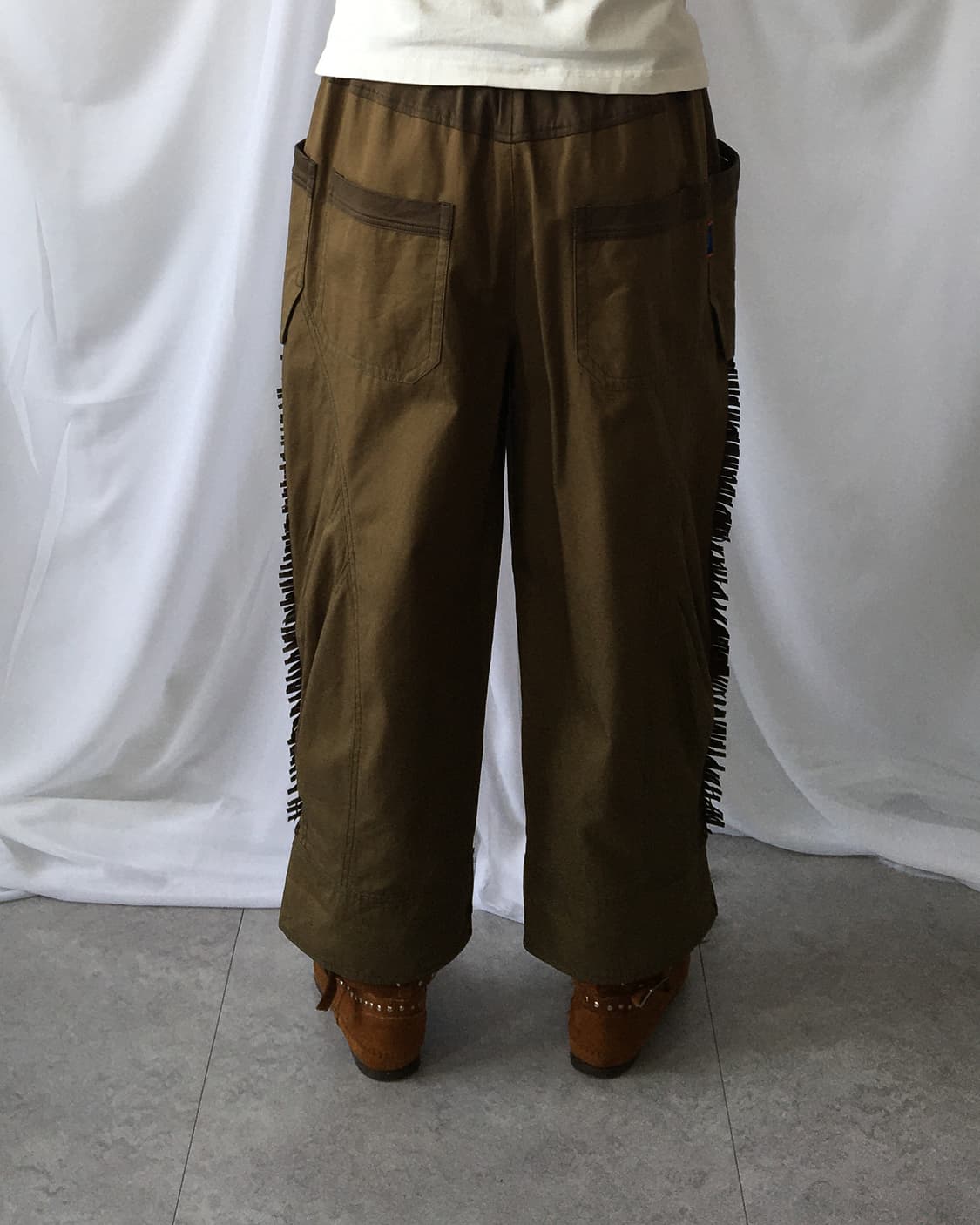 Side fringe point pants 상품이미지9
