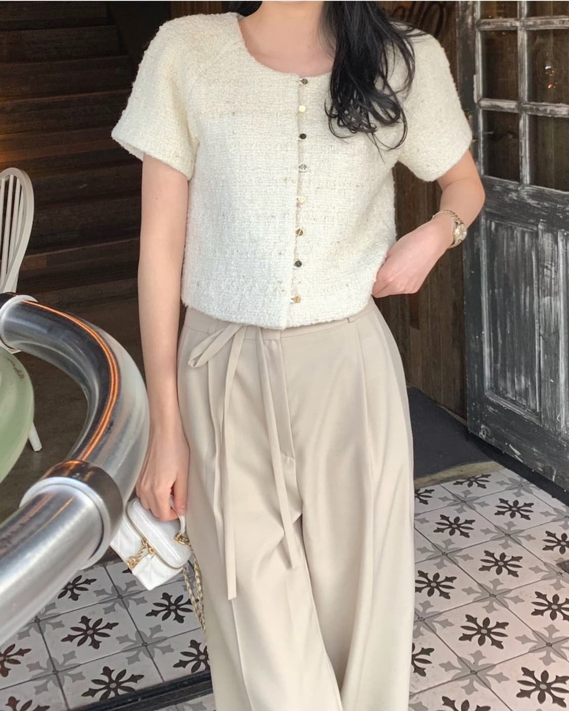 르플레인 골드 트위드자켓 상품이미지3