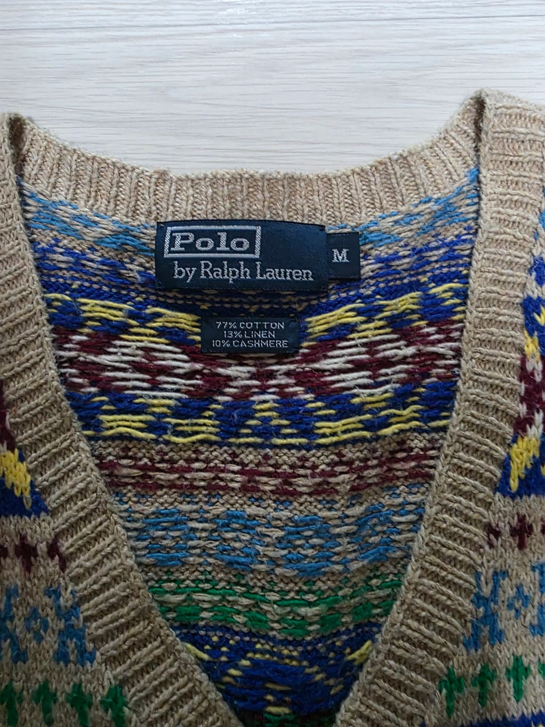 폴로 랄프로렌 페어아일 베스트 M 상품이미지3