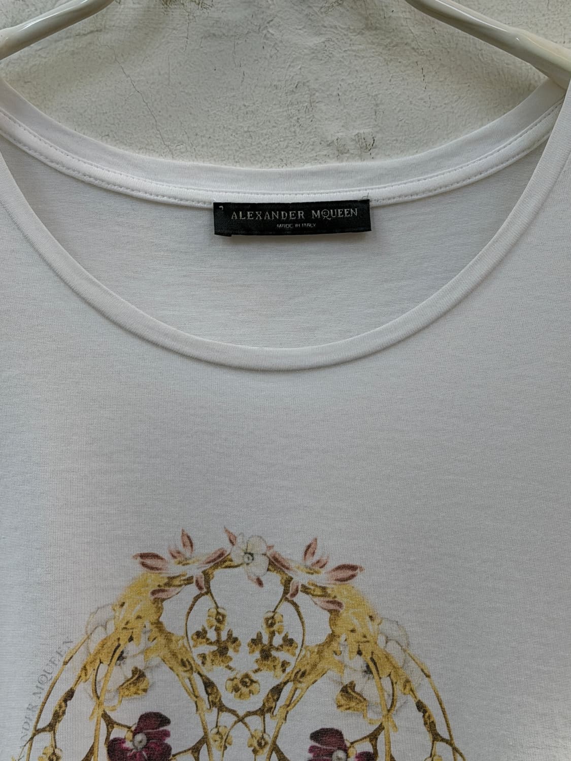 Alexander McQueen 플로럴 스컬 그래픽 민소매 탑 44 상품이미지2
