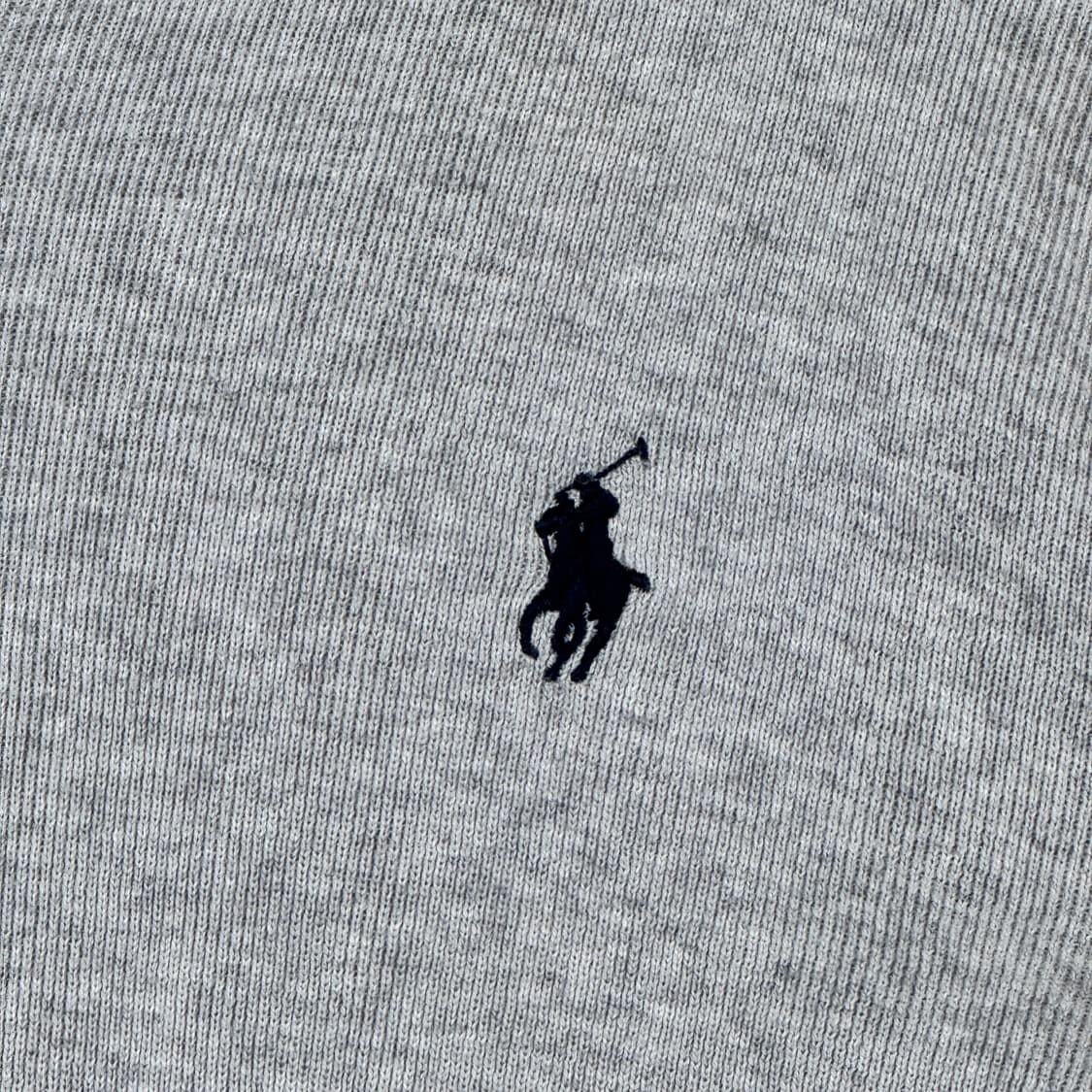 M) 폴로 랄프로렌 피마코튼 그레이 브이넥 니트 상품이미지4