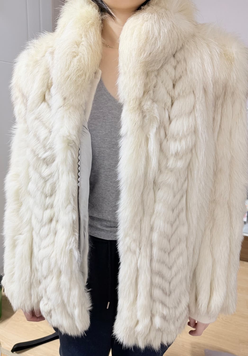 사가폭스 퍼자켓 상품이미지1