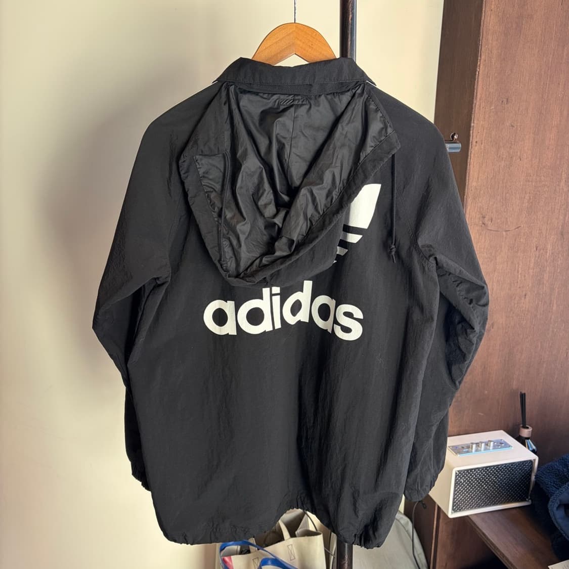 15437 - 아디다스 블랙 바람막이 자켓 상품이미지6