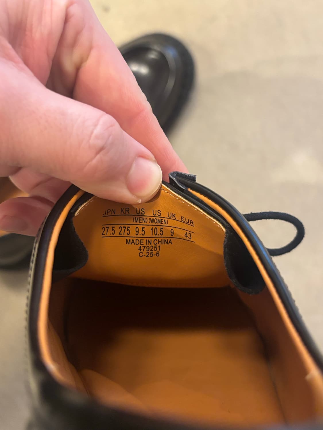 유니클로c 레이스업 슈즈 로퍼 상품이미지6