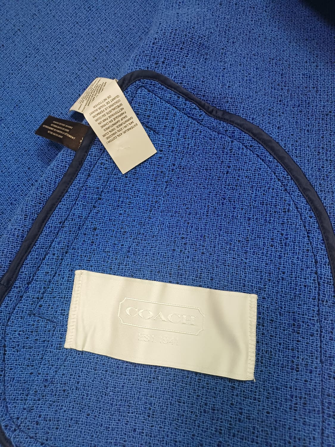 코치(COACH) 트위드 레더 트리밍 자켓  상품이미지7