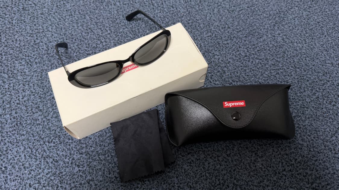 슈프림 18SS EXIT 선글라스 블랙 상품이미지1