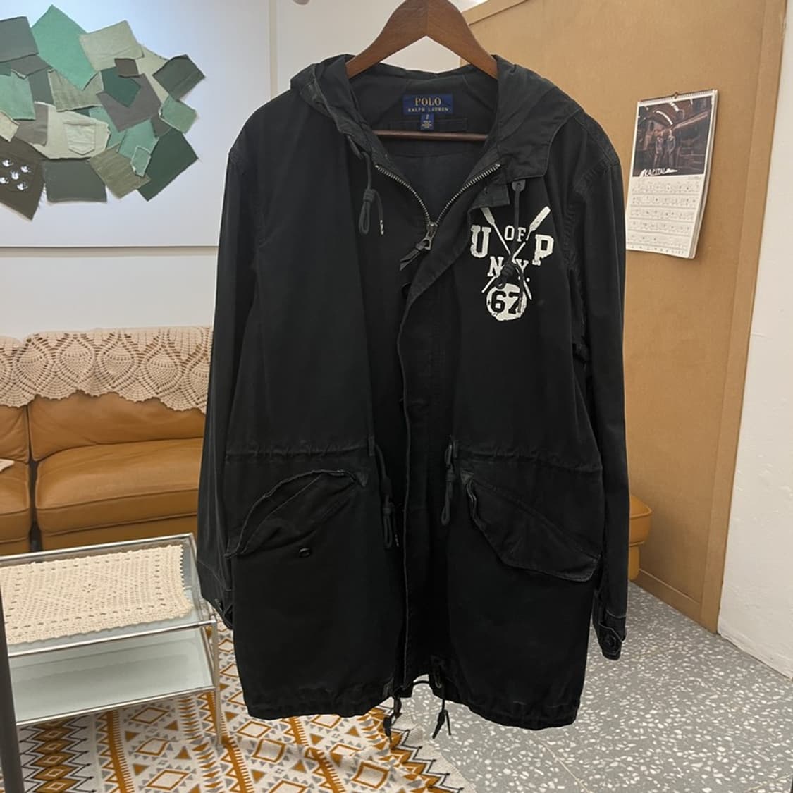 폴로 랄프로렌 M-51 가먼트다잉 피쉬테일 야상 자켓 S C10583 상품이미지3