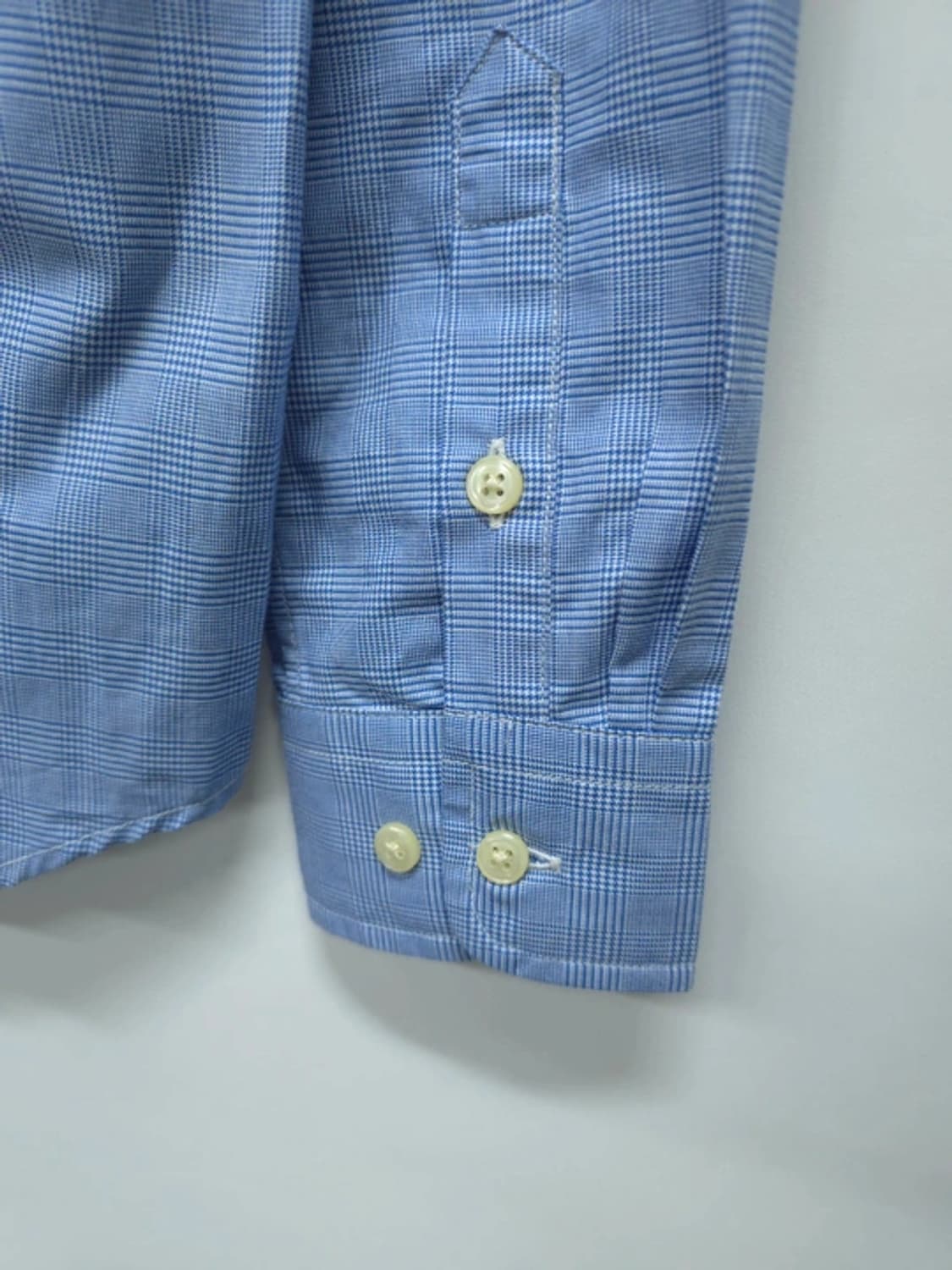 폴로 랄프로렌 여성 커스텀핏 블루 체크 셔츠(55) 상품이미지7