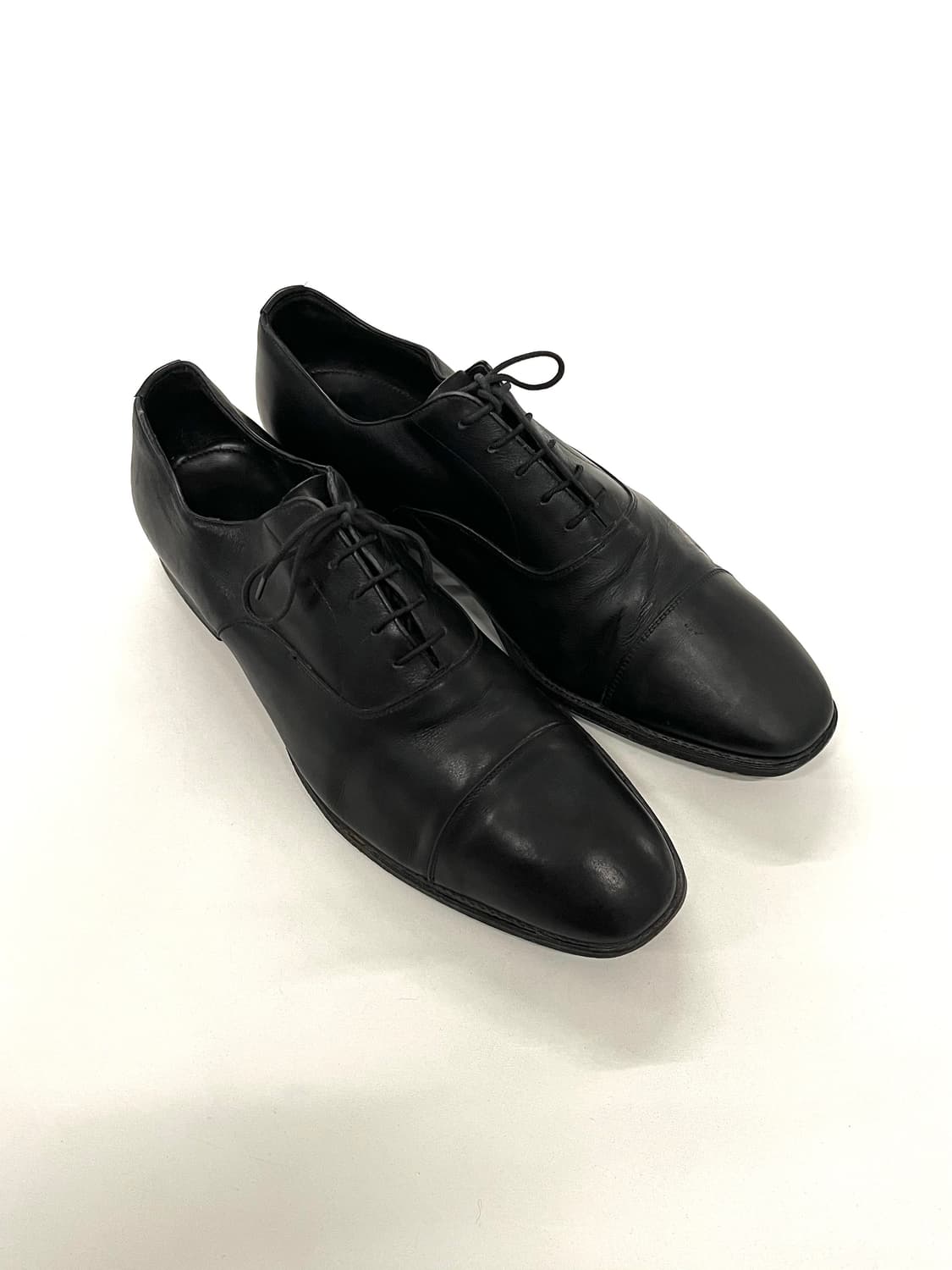 프라다 레더 더비슈즈 상품이미지1