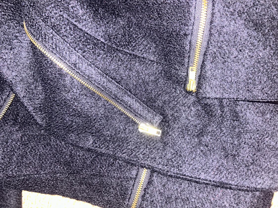 퍼 디테일 블랙 자켓 상품이미지3