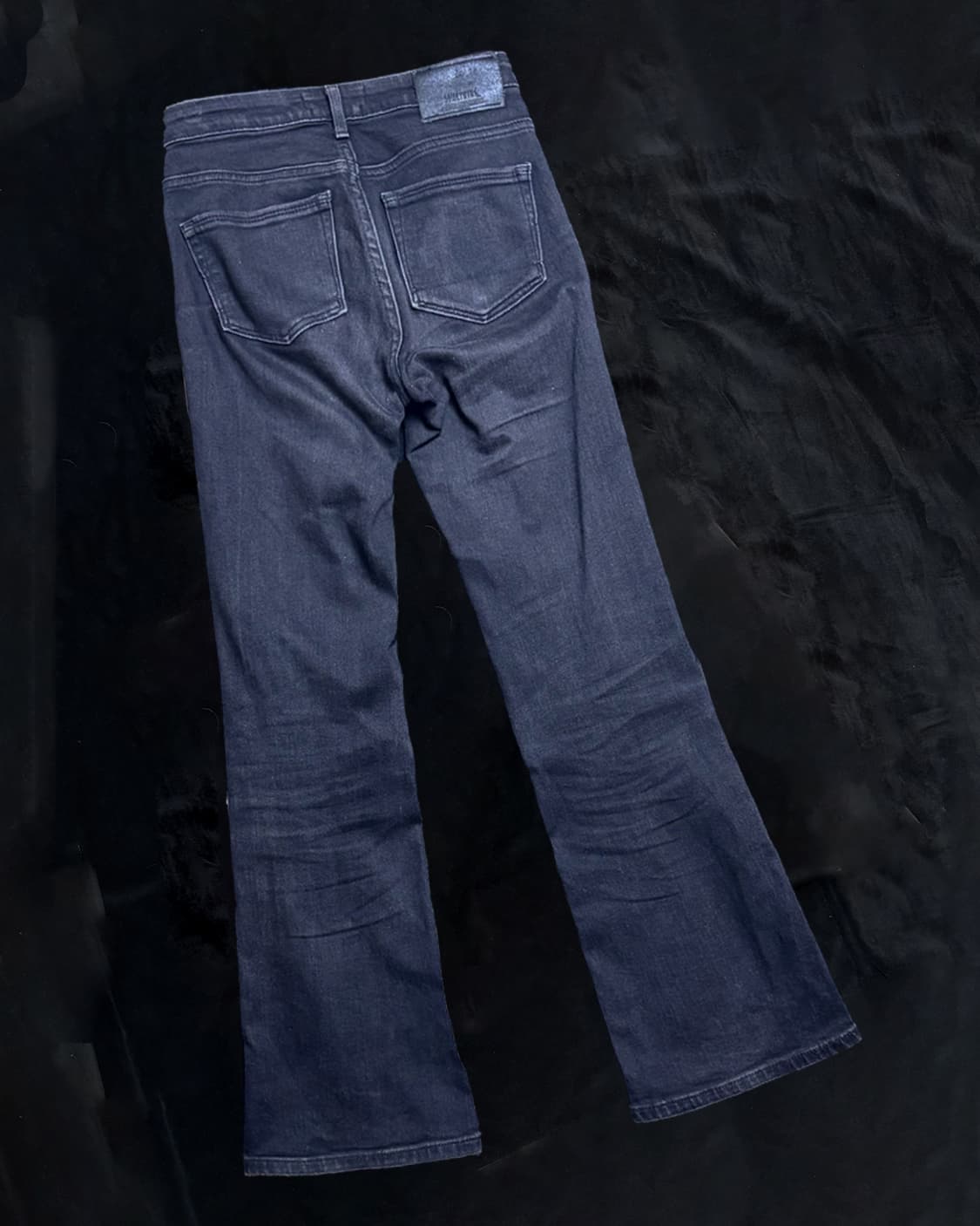 일본빈티지 SOMETHING 블랙 부츠컷 상품이미지2