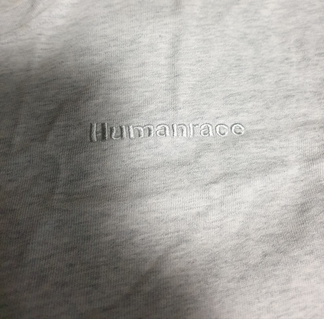 아디다스x휴먼레이스 오버핏 반팔티 멜란지 (L) 상품이미지2