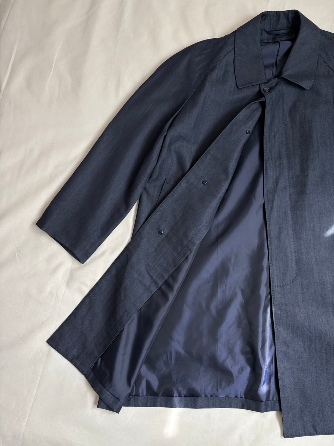 vintage denim trench coat 상품이미지3