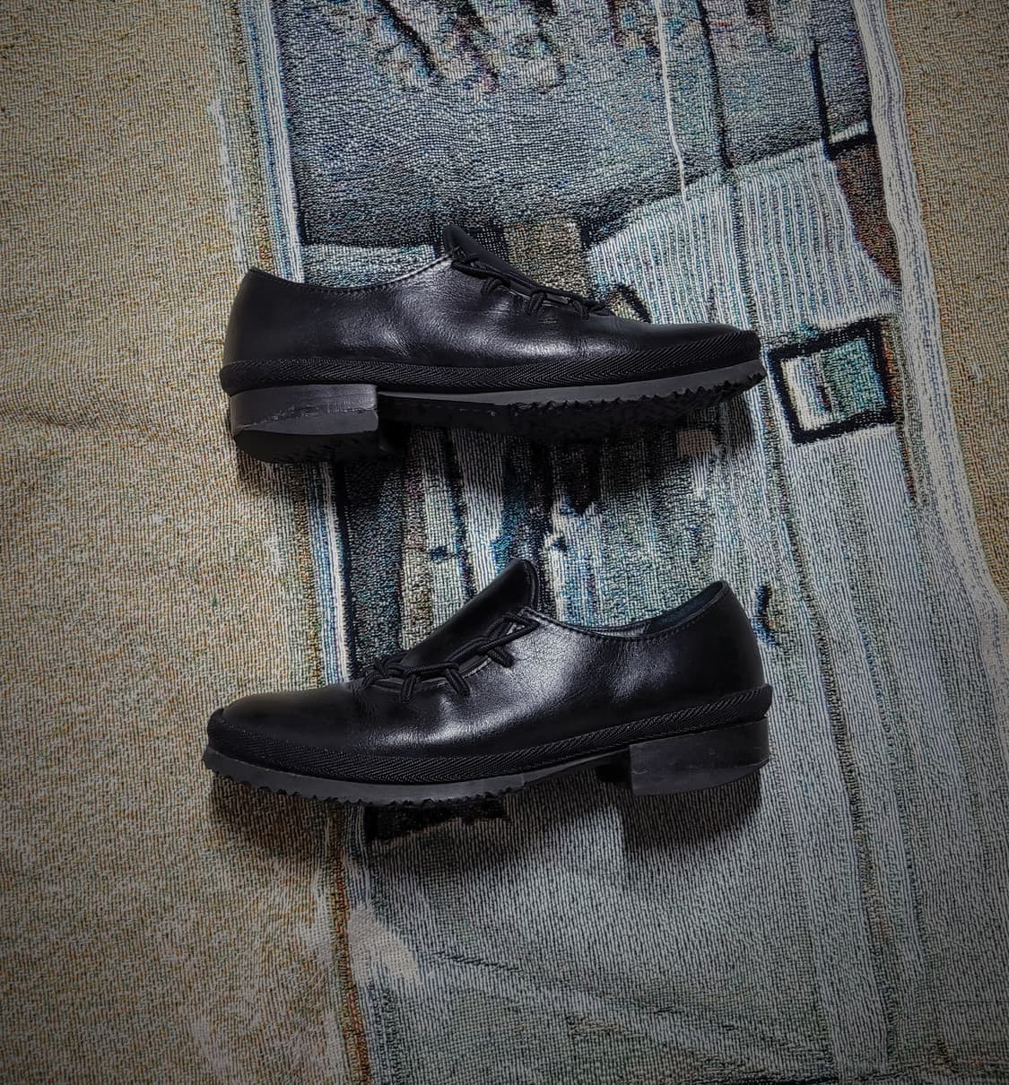 미도리카와 뉴 체인 레더 슈즈 상품이미지3