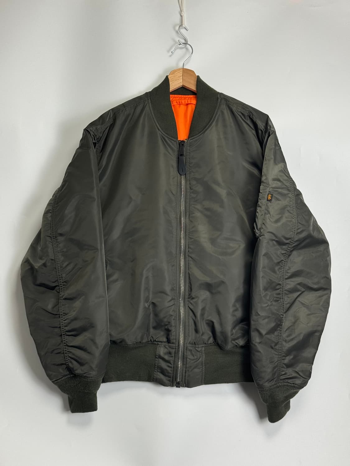 알파 인더스트리 재팬 오버핏 MA-1 MA1 플라이트 자켓 항공점퍼 XL 상품이미지1