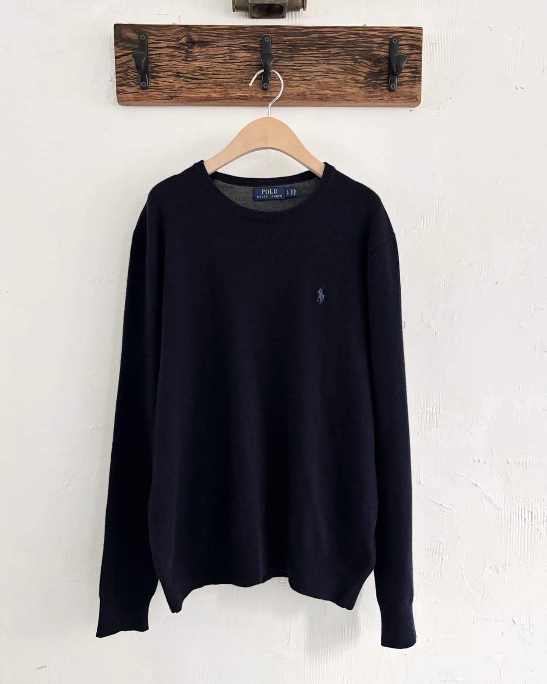 Polo 폴로 랄프로렌 신형 메리노울 네이비컬러 라운드넥 니트 상품이미지2