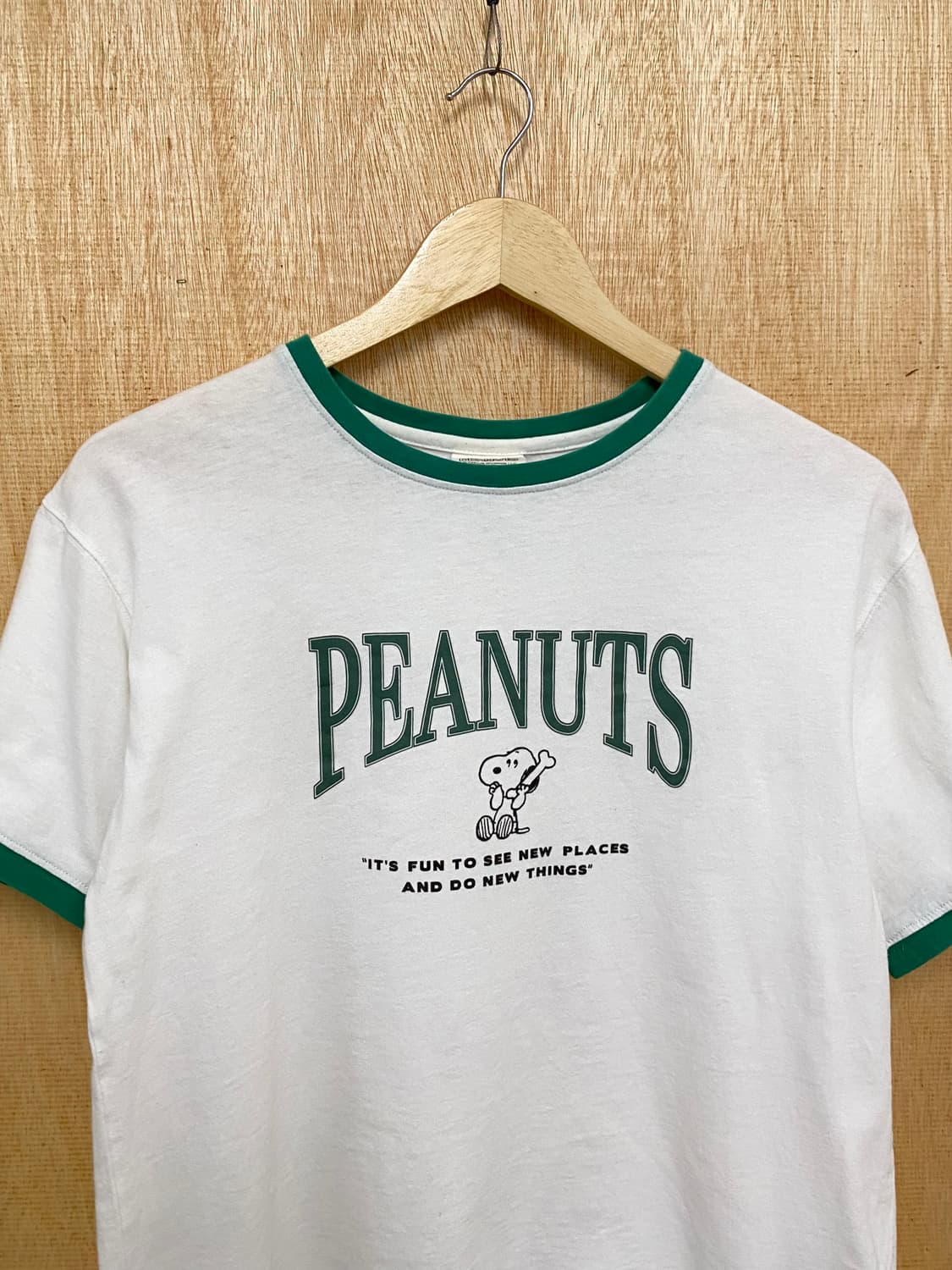 PEANUTS snoopy ringer t-shirts 스누피 링거티 상품이미지5