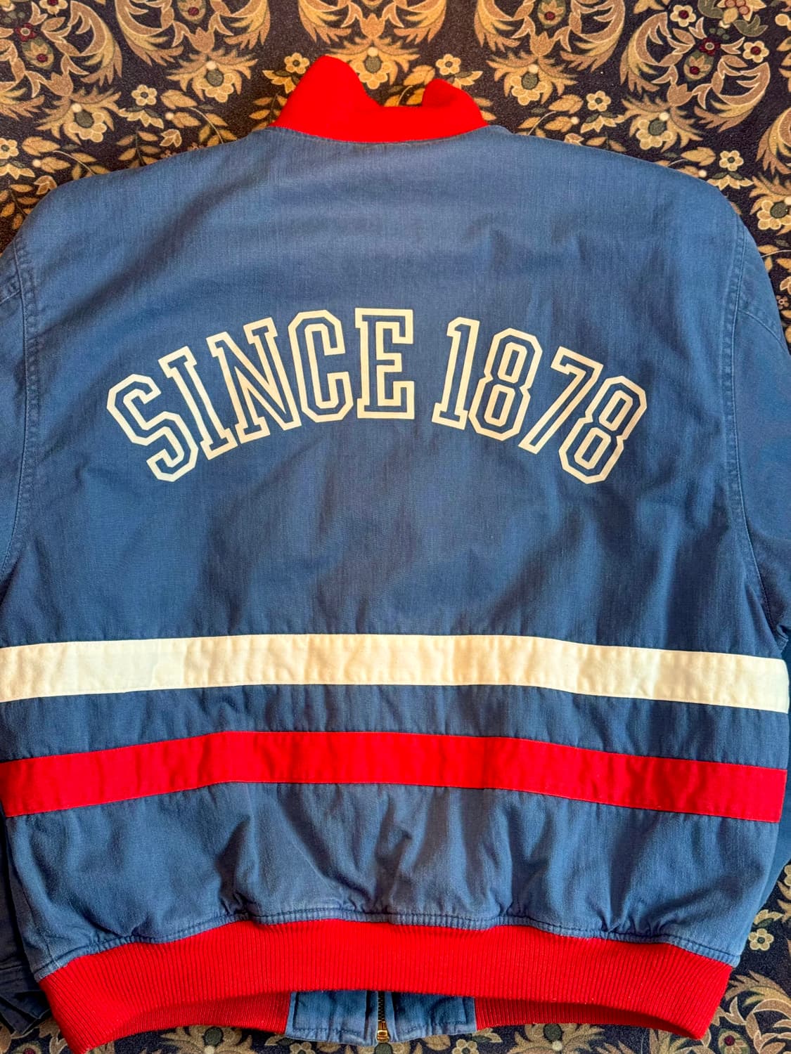 빈티지 BVD 봄버 블루종 자켓 상품이미지8