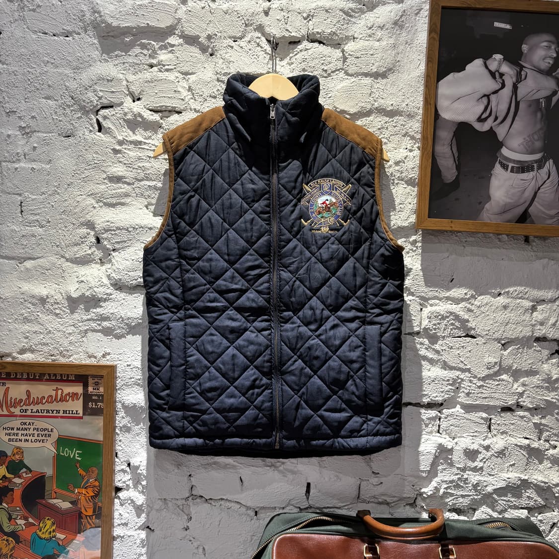 폴로 랄프로렌 빈티지 경량패딩 퀄팅베스트 상품이미지1