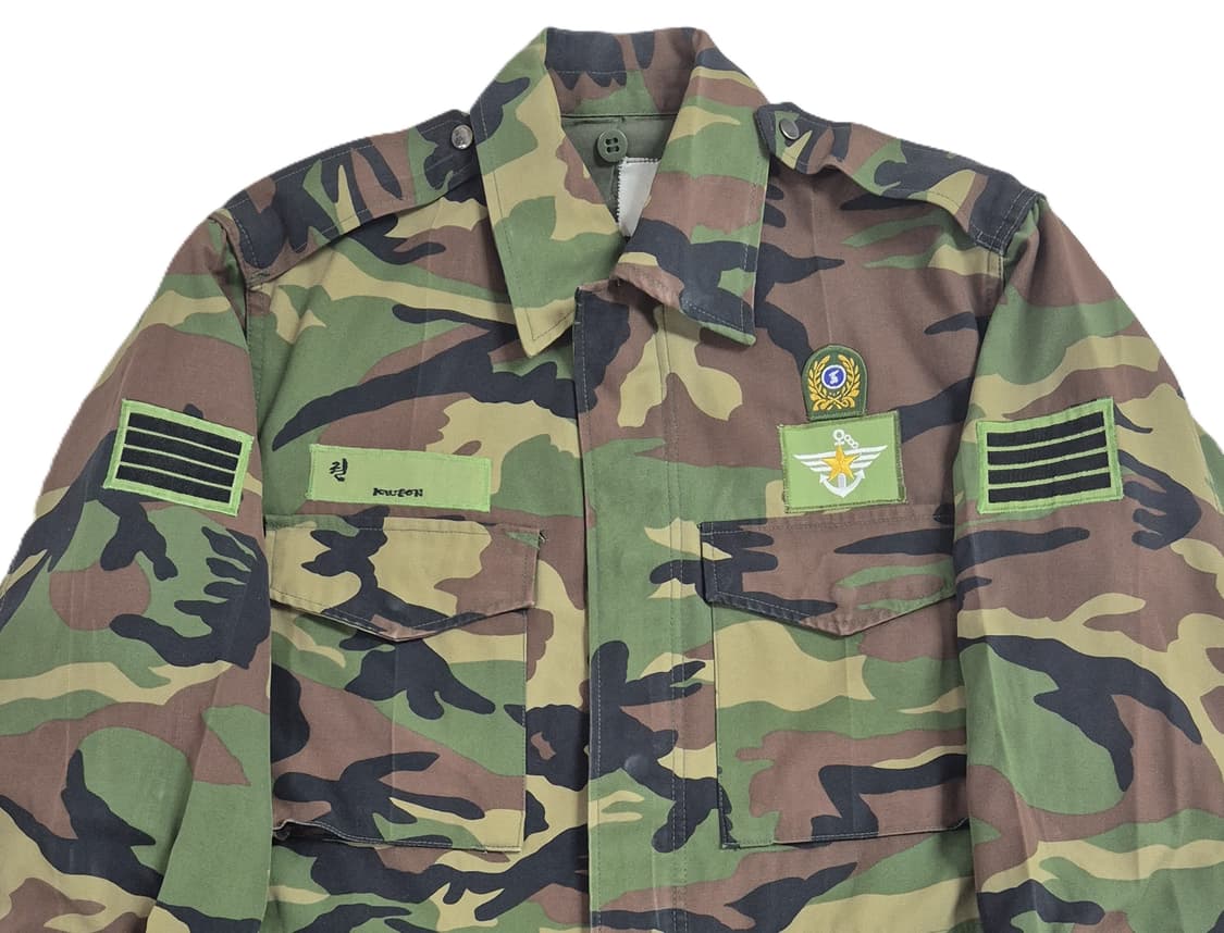 육군 구형 국방부 병장 중기형 야전상의 전투복 상의 자켓 (L) 상품이미지8