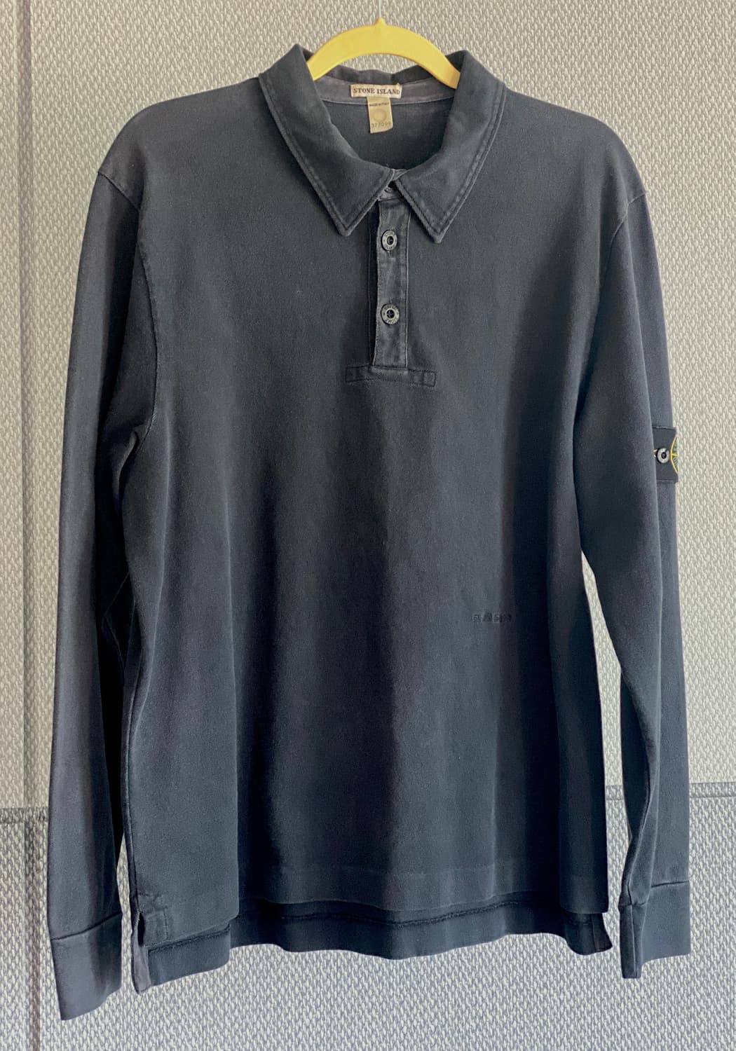  스톤아일랜드 와펜 면 워싱 소재 긴팔 티셔츠 100 (105 가능) 상품이미지2